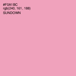 #F0A1BC - Sundown Color Image