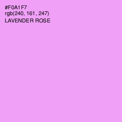 #F0A1F7 - Lavender Rose Color Image