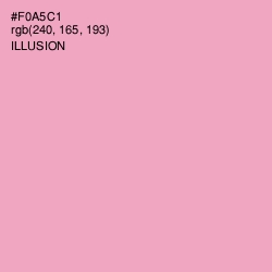 #F0A5C1 - Illusion Color Image