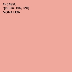 #F0A89C - Mona Lisa Color Image