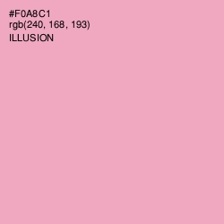 #F0A8C1 - Illusion Color Image