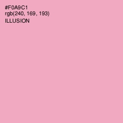 #F0A9C1 - Illusion Color Image