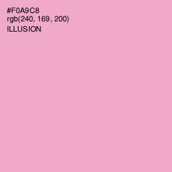 #F0A9C8 - Illusion Color Image