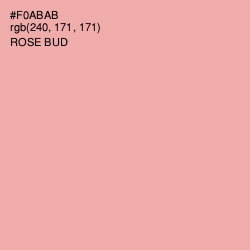 #F0ABAB - Rose Bud Color Image