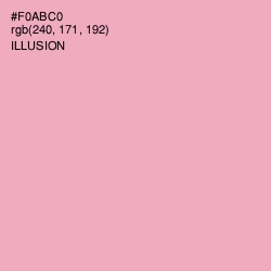 #F0ABC0 - Illusion Color Image