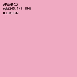 #F0ABC2 - Illusion Color Image