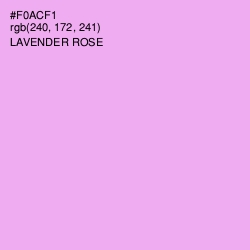 #F0ACF1 - Lavender Rose Color Image
