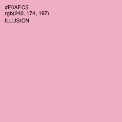#F0AEC5 - Illusion Color Image