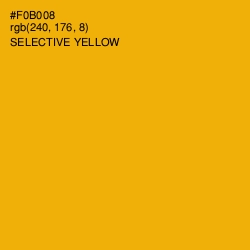 #F0B008 - Selective Yellow Color Image