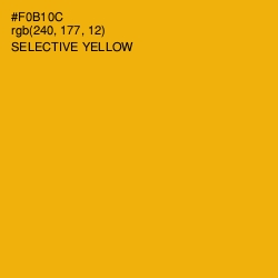 #F0B10C - Selective Yellow Color Image