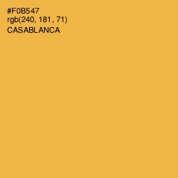 #F0B547 - Casablanca Color Image