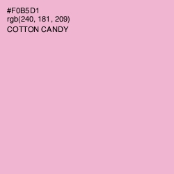 #F0B5D1 - Cotton Candy Color Image