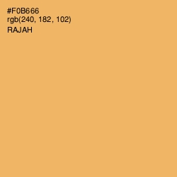 #F0B666 - Rajah Color Image