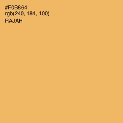 #F0B864 - Rajah Color Image