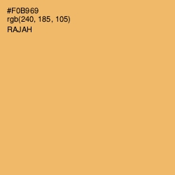 #F0B969 - Rajah Color Image