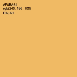 #F0BA64 - Rajah Color Image