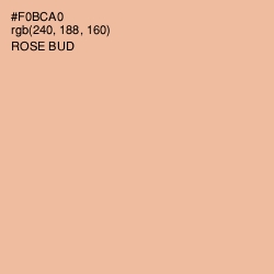 #F0BCA0 - Rose Bud Color Image