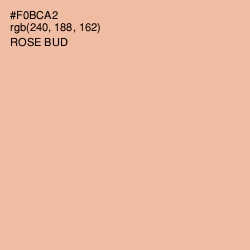 #F0BCA2 - Rose Bud Color Image