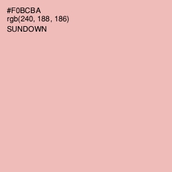 #F0BCBA - Sundown Color Image