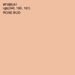 #F0BEA1 - Rose Bud Color Image