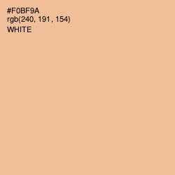 #F0BF9A - Gold Sand Color Image