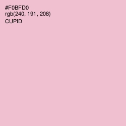 #F0BFD0 - Cupid Color Image