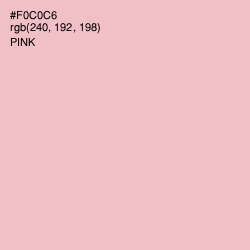 #F0C0C6 - Pink Color Image