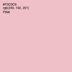 #F0C0C9 - Pink Color Image