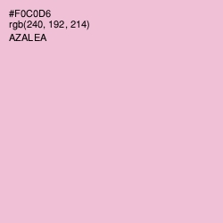 #F0C0D6 - Azalea Color Image