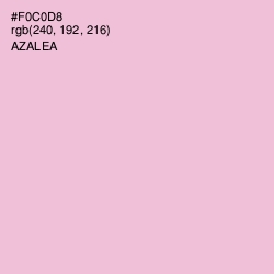 #F0C0D8 - Azalea Color Image