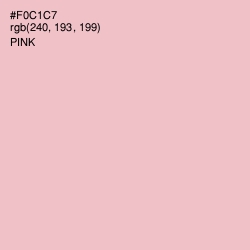 #F0C1C7 - Pink Color Image