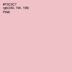 #F0C2C7 - Pink Color Image