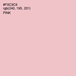 #F0C3C9 - Pink Color Image