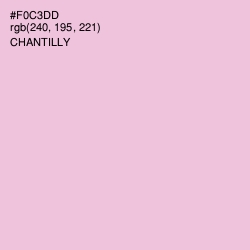 #F0C3DD - Chantilly Color Image