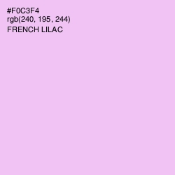 #F0C3F4 - French Lilac Color Image