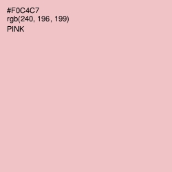 #F0C4C7 - Pink Color Image