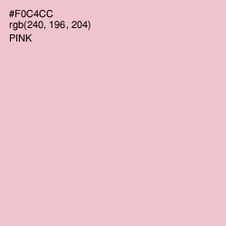 #F0C4CC - Pink Color Image