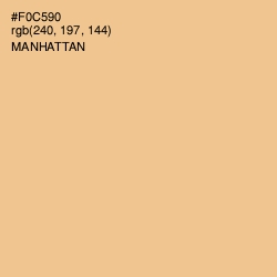 #F0C590 - Manhattan Color Image