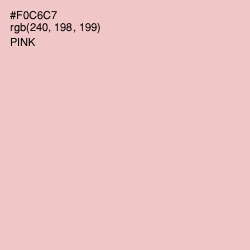 #F0C6C7 - Pink Color Image