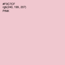 #F0C7CF - Pink Color Image