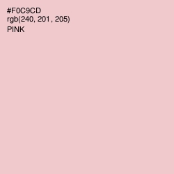 #F0C9CD - Pink Color Image