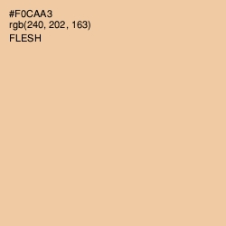 #F0CAA3 - Flesh Color Image