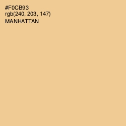 #F0CB93 - Manhattan Color Image