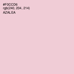 #F0CCD6 - Azalea Color Image