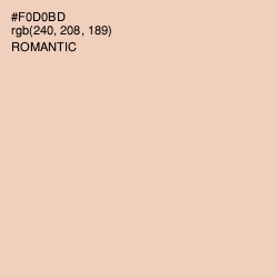 #F0D0BD - Romantic Color Image