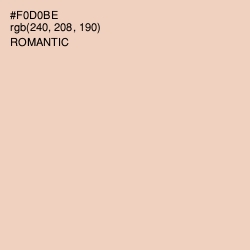 #F0D0BE - Romantic Color Image