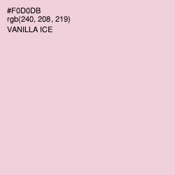 #F0D0DB - Vanilla Ice Color Image