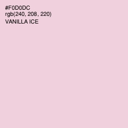 #F0D0DC - Vanilla Ice Color Image