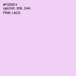 #F0D0F4 - Pink Lace Color Image