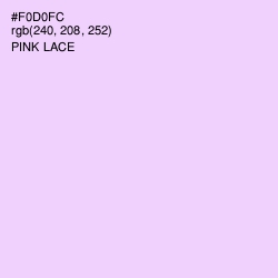 #F0D0FC - Pink Lace Color Image